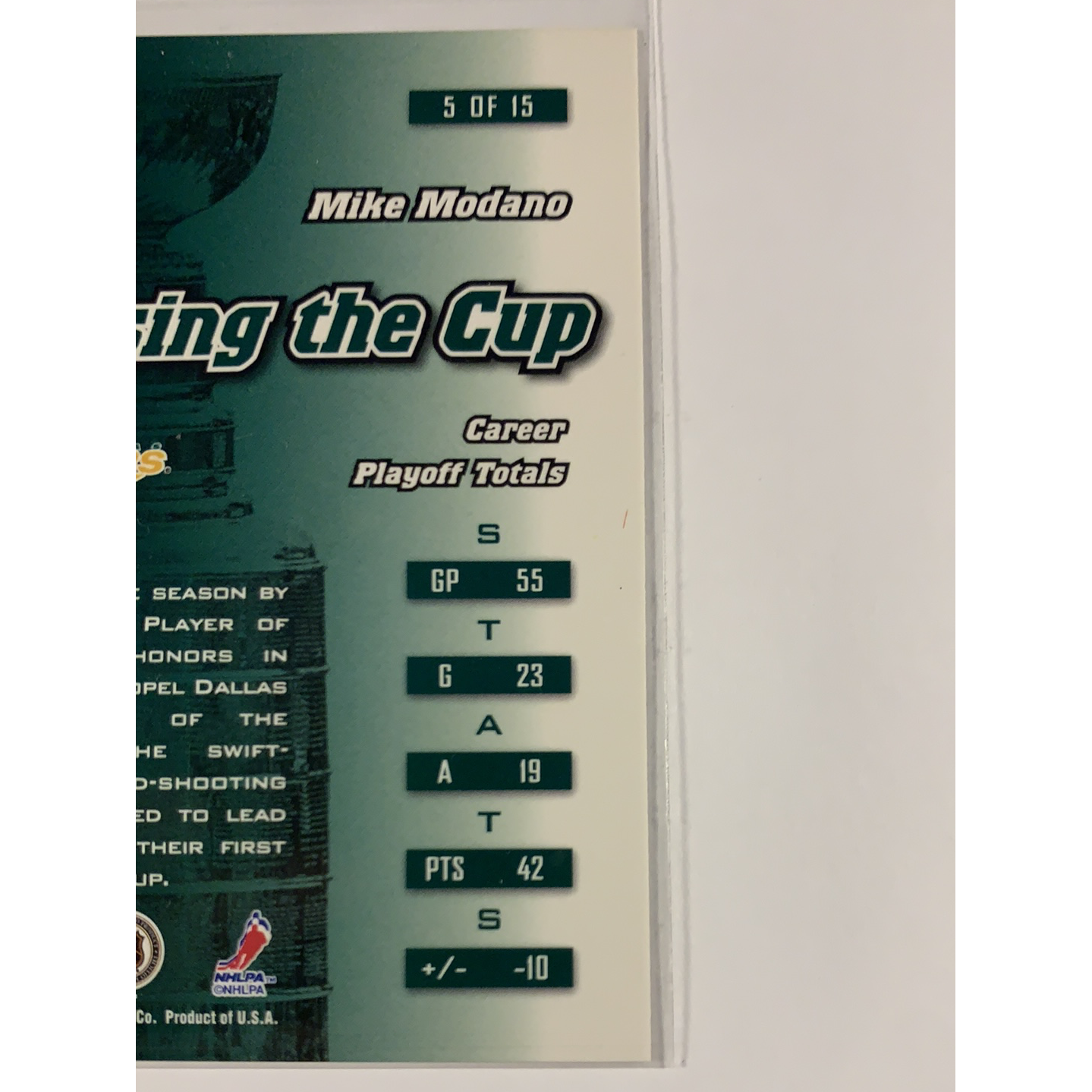  1998-99 Pinnacle Mike Modano Chasing the Cup  Local Legends Cards & Collectibles