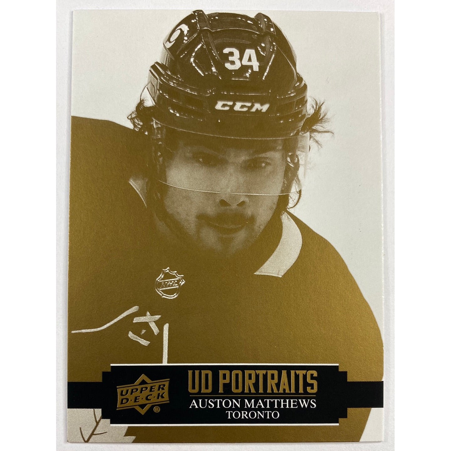 2021-22 Upper Deck Series 1 Auston Matthews UD Portraits | Local Legends Cards & Collectibles