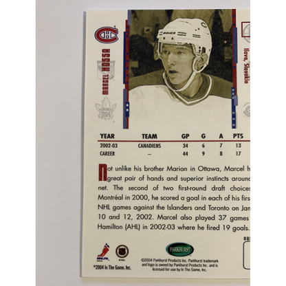  2004-05 Parkhurst Original Six Marcel Hossa 01/10 Spring Expo  Local Legends Cards & Collectibles