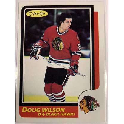  1986-87 O-Pee-Chee Doug Wilson Base #106  Local Legends Cards & Collectibles