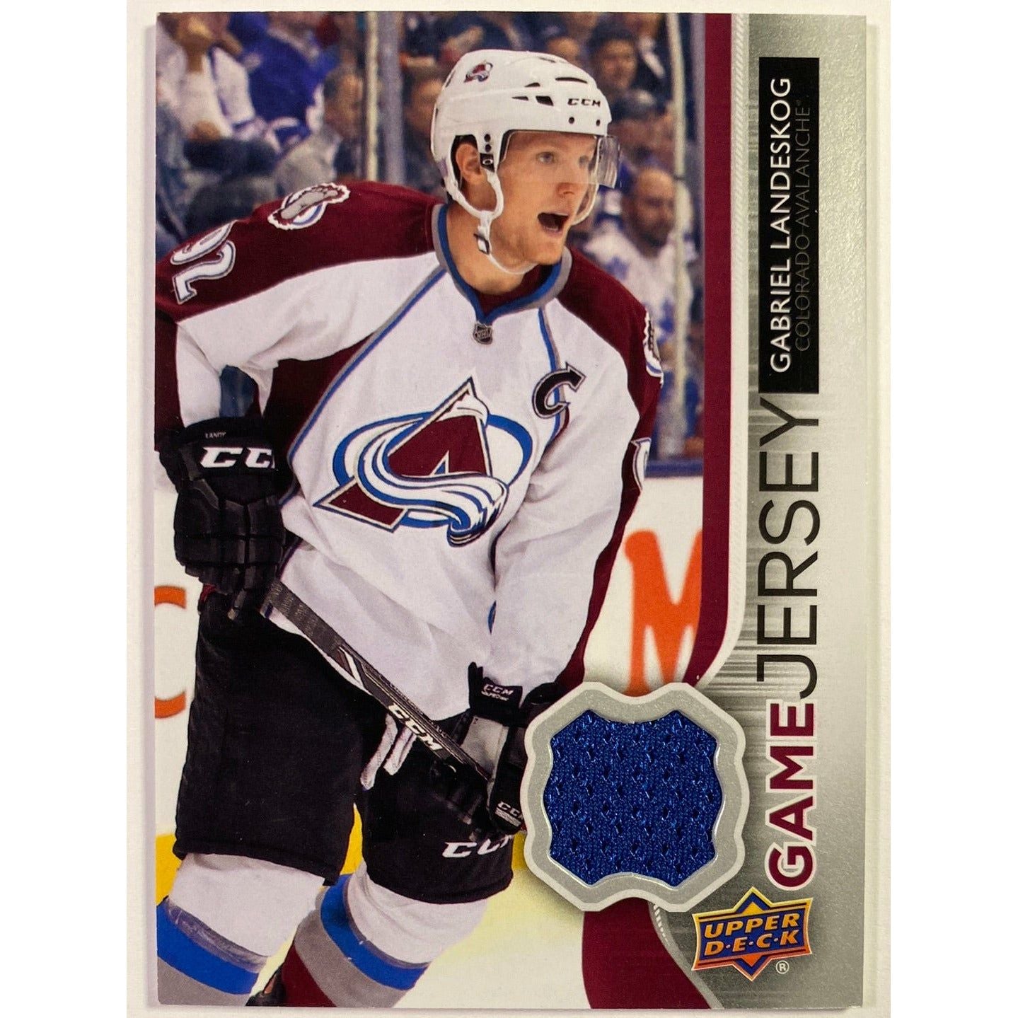  2014-15 Upper Deck Series 1 Gabriel Landeskog UD Game Jersey  Local Legends Cards & Collectibles