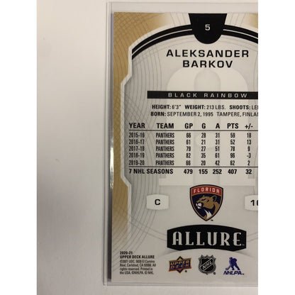  2020-21 Allure Aleksander Barkov Black Rainbow  Local Legends Cards & Collectibles