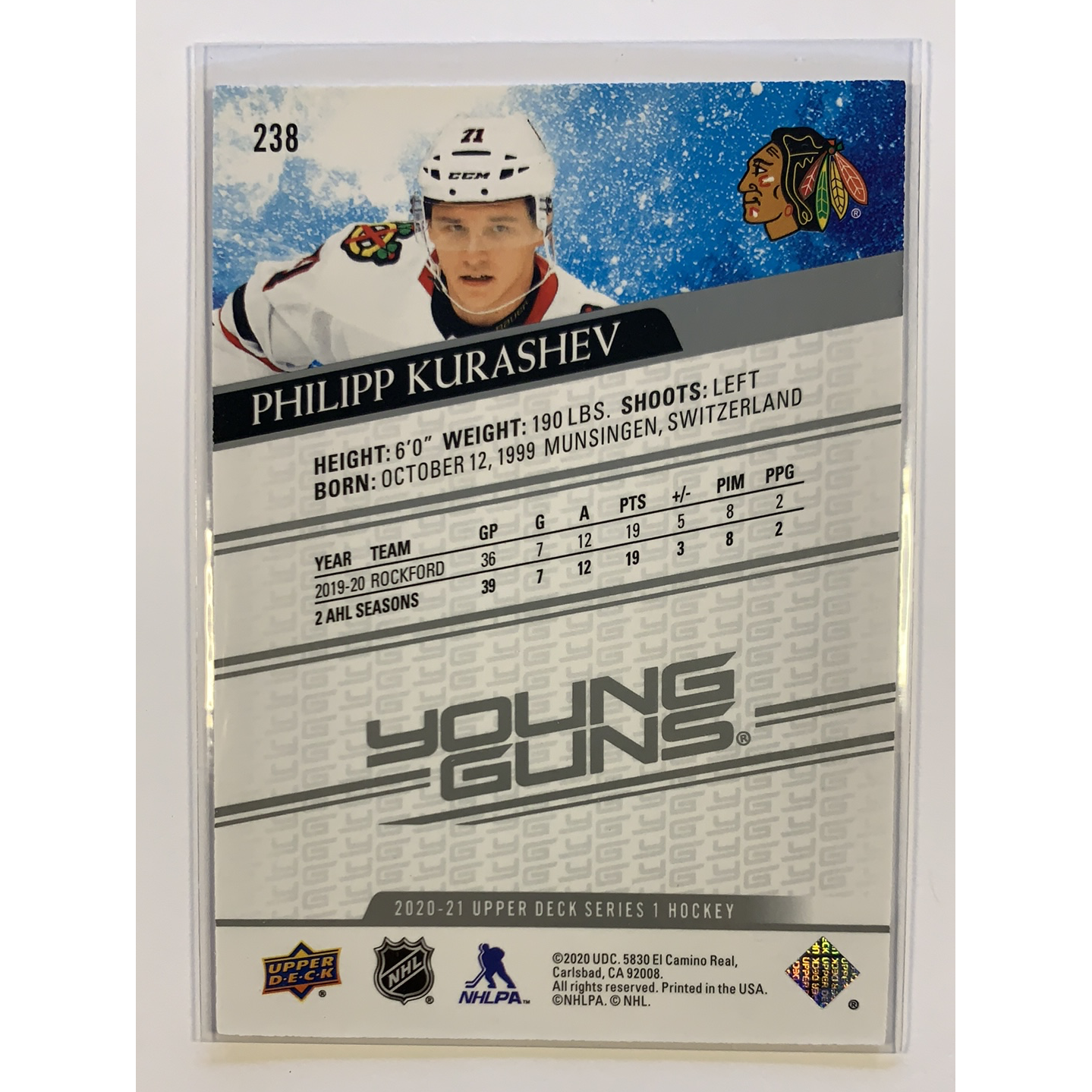  2020-21 Upper Deck Series 1 Philipp Kurashev Young Guns  Local Legends Cards & Collectibles