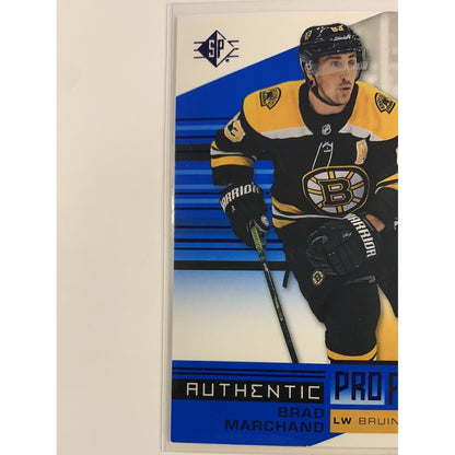  2019-20 SP Brad Marchand Authentic Pro Files  Local Legends Cards & Collectibles