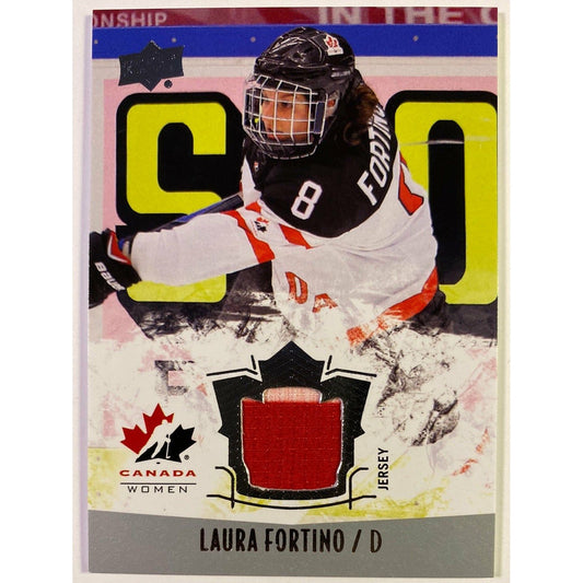  2014-15 Team Canada Women Laura Fortino Team Canada Patch  Local Legends Cards & Collectibles