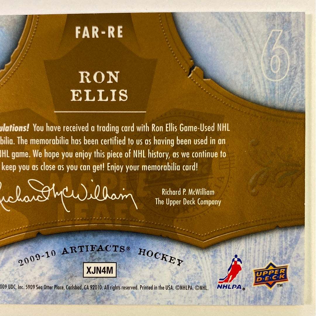  2009-10 Artifacts Ron Ellis Frozen Artifacts  Local Legends Cards & Collectibles