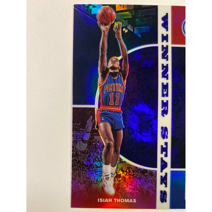 2019-20 Donruss Optic Isiah Thomas Winner Stays Holo