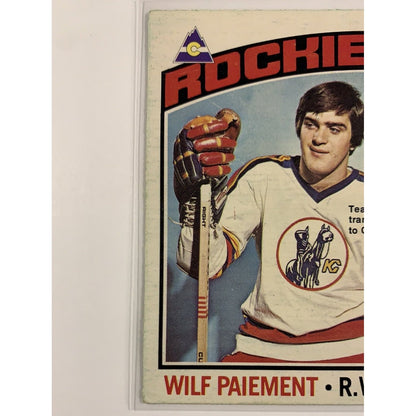  1976-77 O-Pee-Chee Wilf Paiement 3rd Year Card  Local Legends Cards & Collectibles