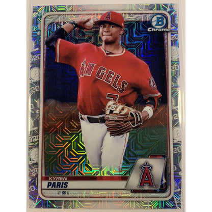  2020 Bowman Chrome Kyren Paris Mojo Refractor  Local Legends Cards & Collectibles