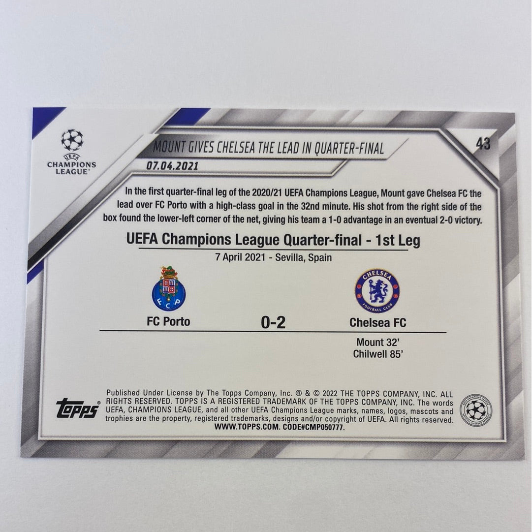 2022 Topps Chelsea FC 2020/21 Title Winners | Local Legends Cards & Collectibles