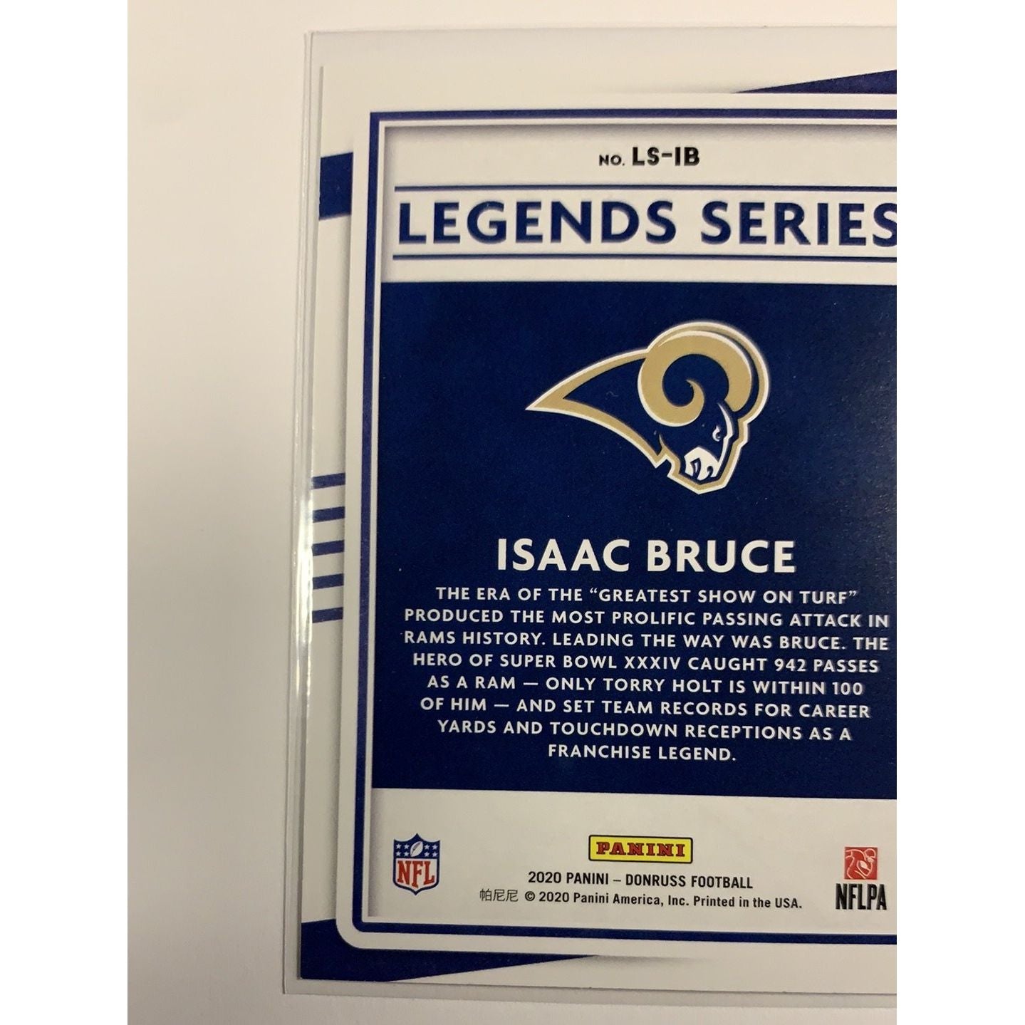  2020 Donruss Isaac Bruce Legends Series  Local Legends Cards & Collectibles