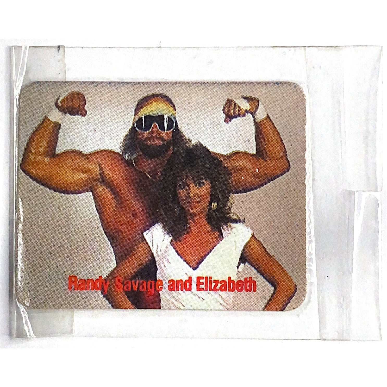  Damaged❗️1988 Borden Titan Sports WWF The Tag Team of the Year Randy Savage and Elizabeth  Local Legends Cards & Collectibles