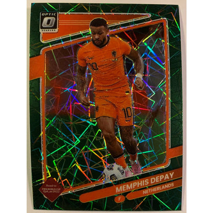 2021-22 Donruss Optic Memphis Depay Green Velocity Prizm