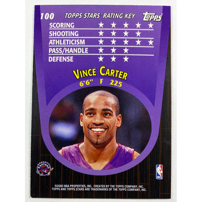 2000-01 Topps Vince Cárter Topps Stars