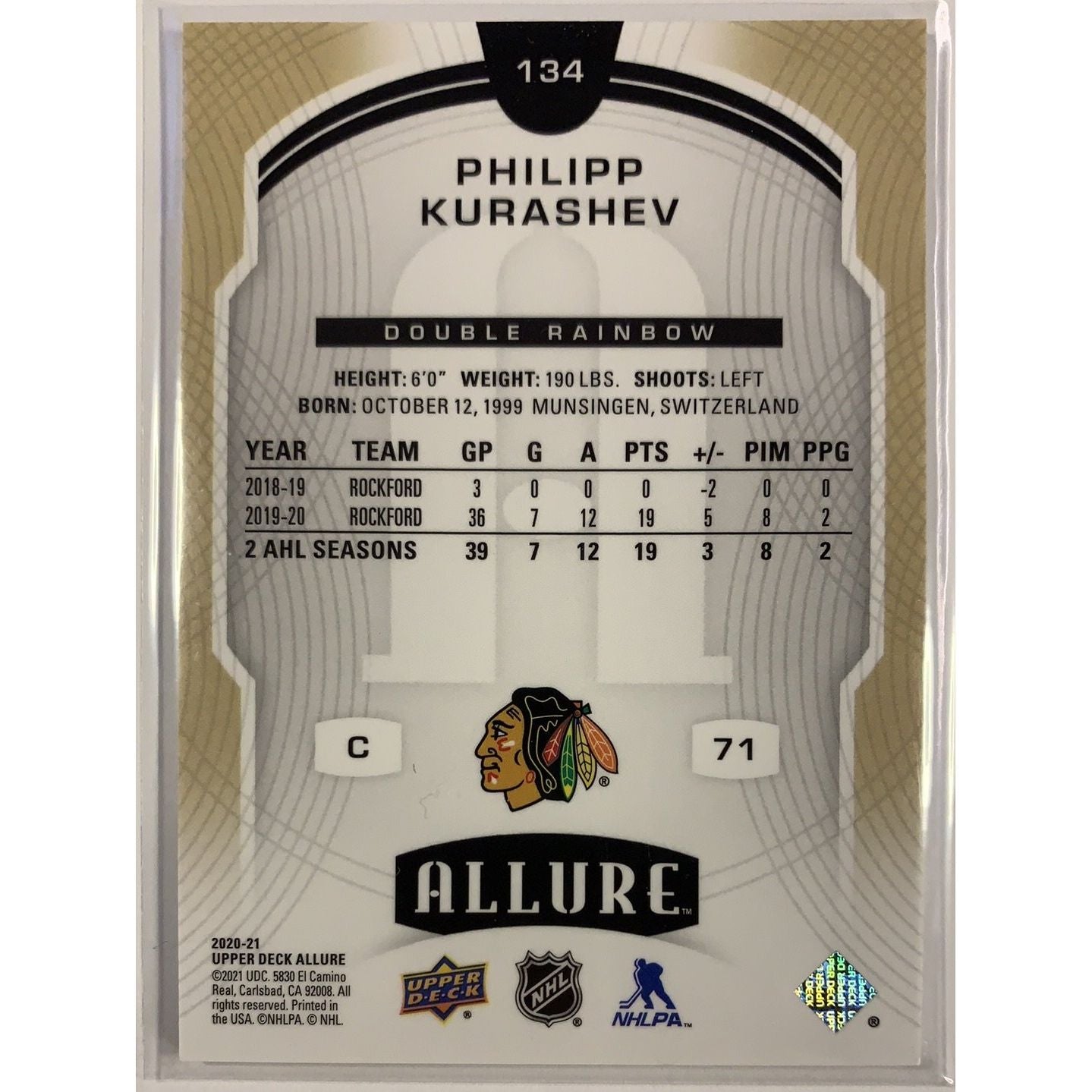  2020-21 Allure Philip Kurashev Double Rainbow Rookie  Local Legends Cards & Collectibles