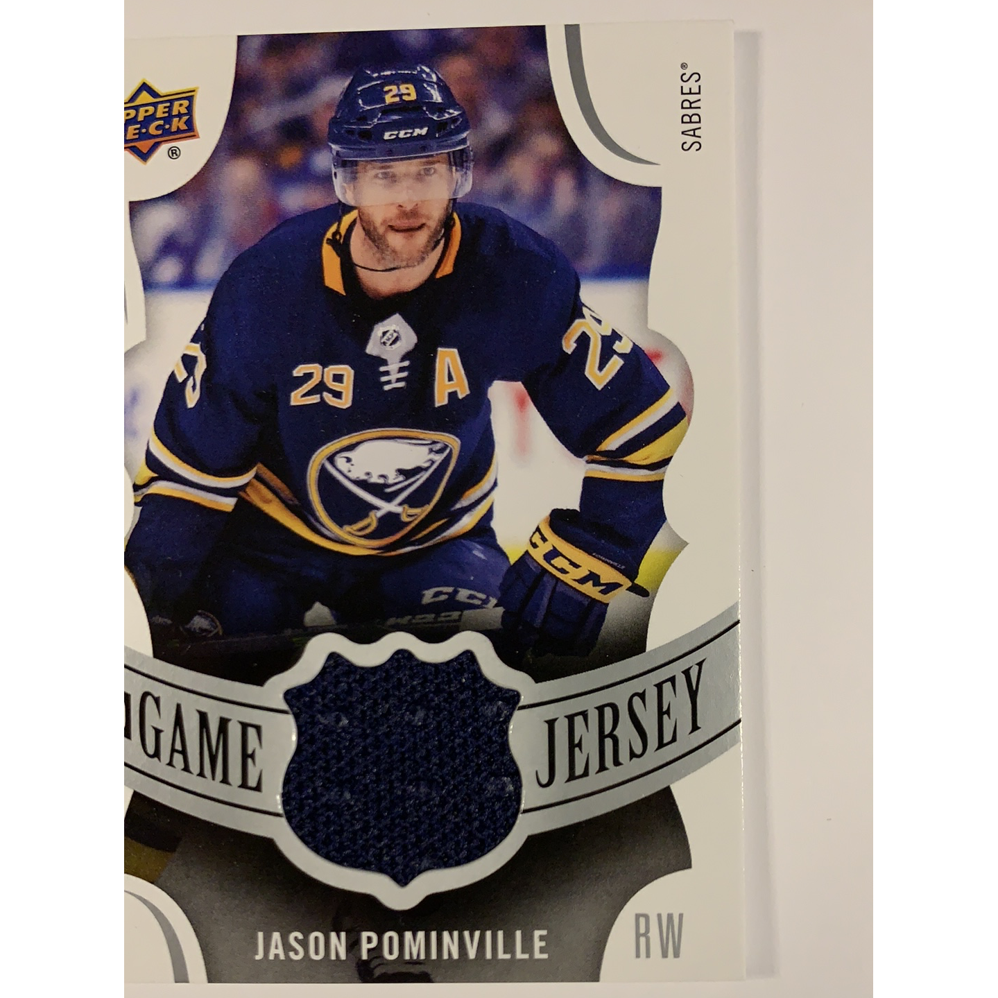  2018-19 Upper Deck Jason Pominvile Game Jersey  Local Legends Cards & Collectibles