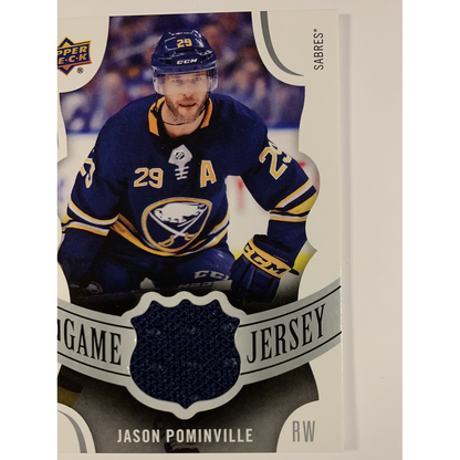  2018-19 Upper Deck Jason Pominvile Game Jersey  Local Legends Cards & Collectibles