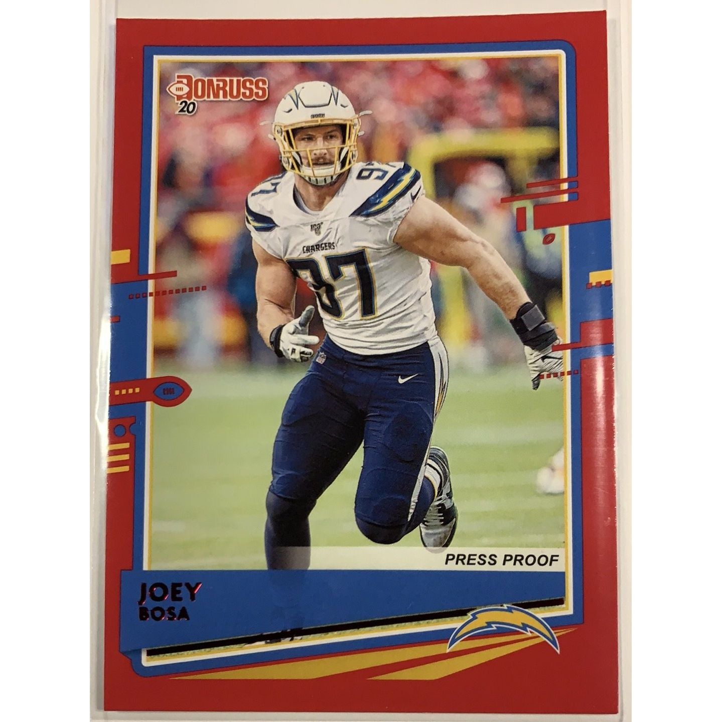  2020 Donruss Joey Bosa Red Press Proof  Local Legends Cards & Collectibles