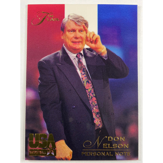 1994 Flair Don Nelson Personal Note