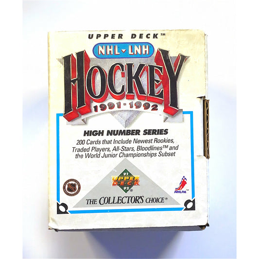 1991-92 Upper Deck NHL Hockey High # Series Box Set - OPEN BOX