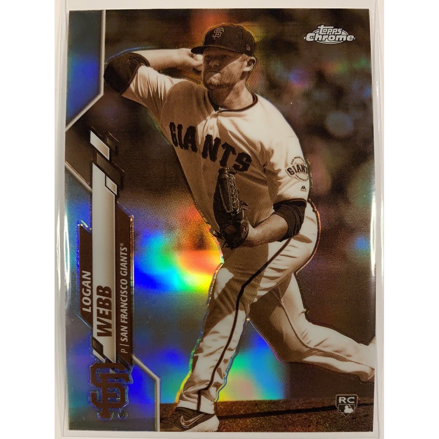  2020 Topps Chrome Logan Webb RC Sepia Refractor  Local Legends Cards & Collectibles