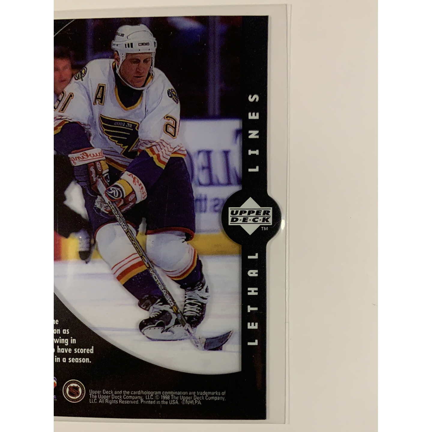  1998-99 Upper Deck Brett Hull Lethal Lines  Local Legends Cards & Collectibles
