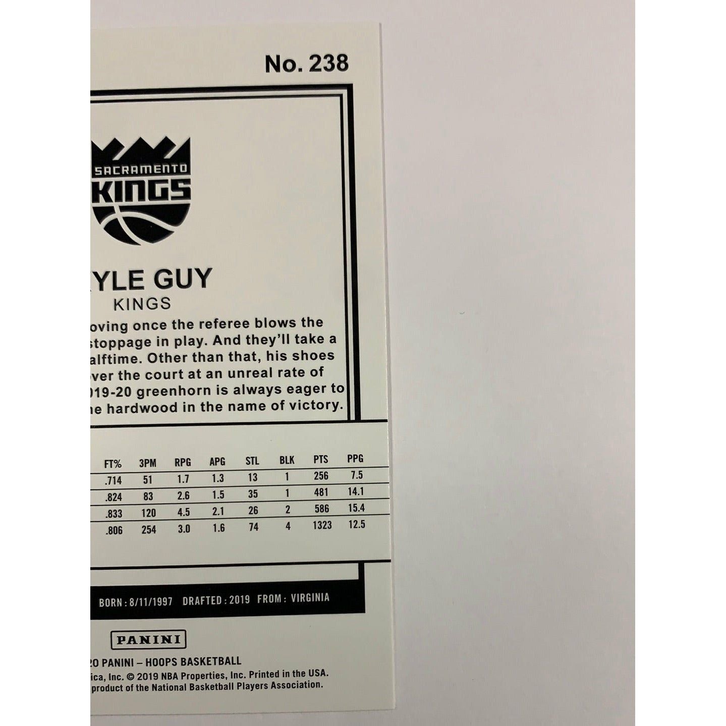  2019-20 Hoops Kyle Guy RC  Local Legends Cards & Collectibles