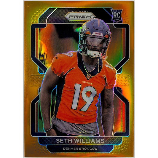 2021 Panini Prizm Seth Williams Orange Prizm RC /249