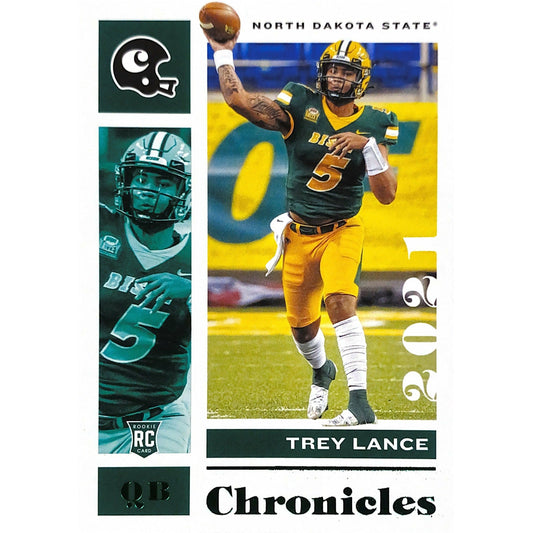  2021 Chronicles Draft Picks Trey Lance Green Parallel RC  Local Legends Cards & Collectibles