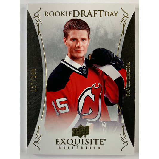 2016-17 Exquisite Collection Pavel Zacha Rookie Draft Day /199