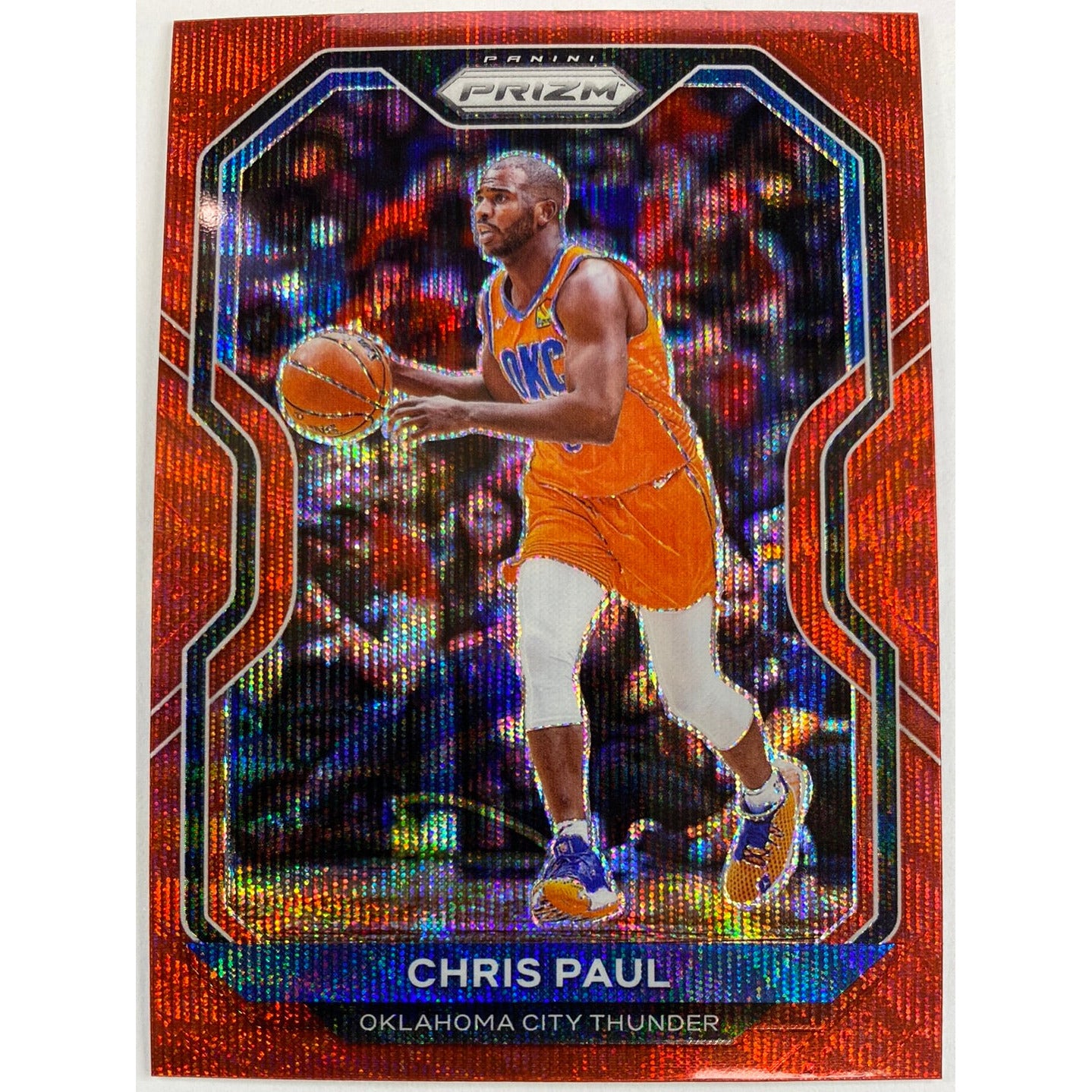 2020-21 Panini Prizm Chris Paul Red Wave Prizm