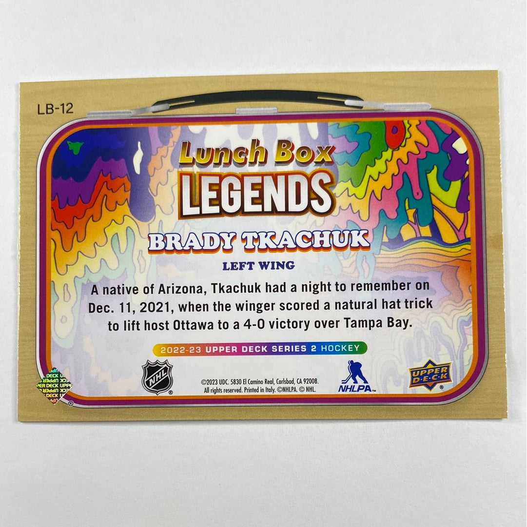 2022-23 Series 2 Brady Tkachuk Lunch Box Legends