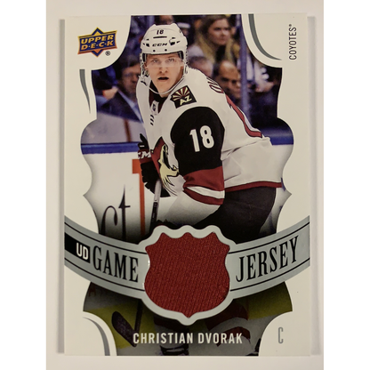  2018-19 Upper Deck Christian Dvorak Game Jersey  Local Legends Cards & Collectibles