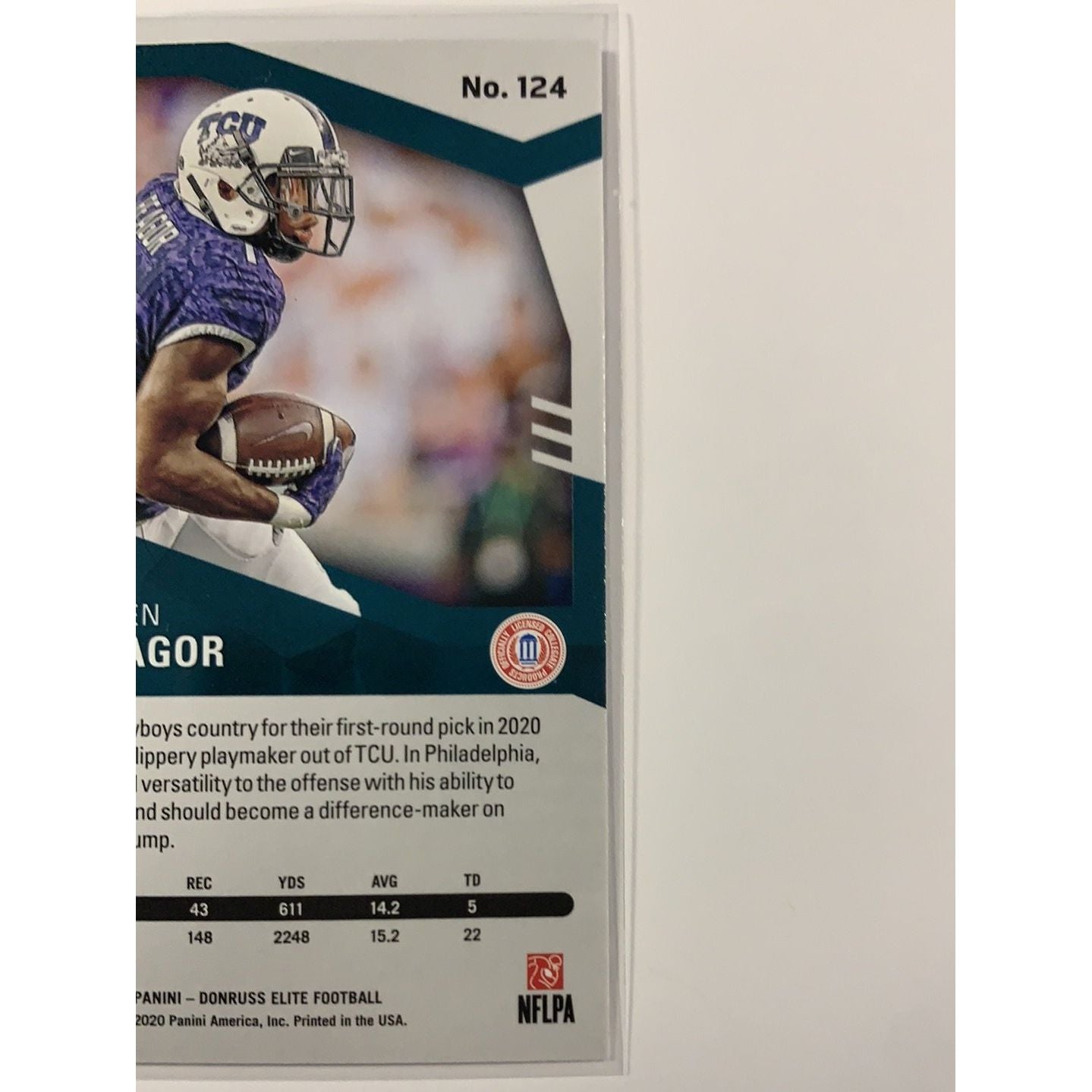  2020 Donruss Elite Jalen Reagor RC Green Foil Parallel  Local Legends Cards & Collectibles