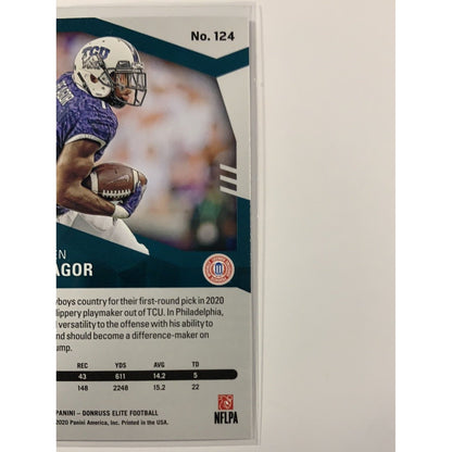  2020 Donruss Elite Jalen Reagor RC Green Foil Parallel  Local Legends Cards & Collectibles