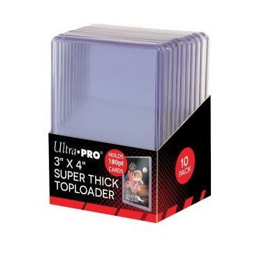  Ultra-Pro 3”x4” Super Thick 180pt Toploaders - 10 Pk  Local Legends Cards & Collectibles
