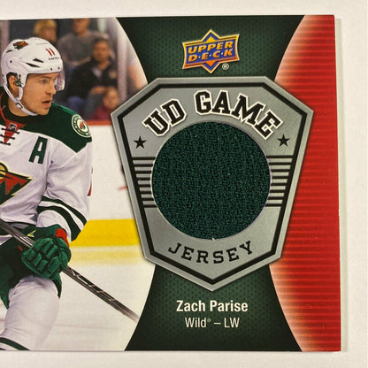 2016-17 Upper Deck Series 1 Zach Parise UD Game Jersey