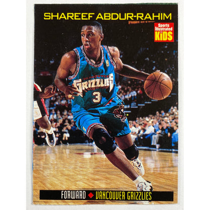 Sports Illustrated Kids Shareef Abdur-Rahim Clipping