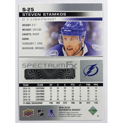 2019-20 SP Authentic Steven Stamkos Spectrum FX (Unscratched)