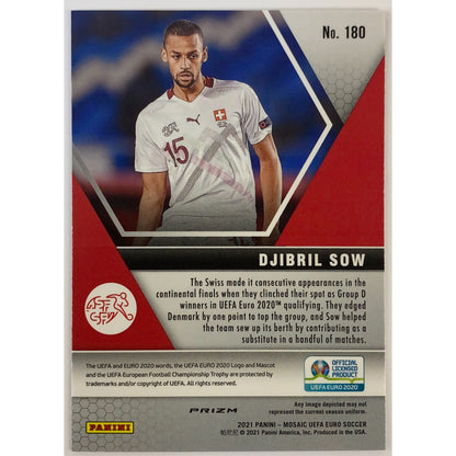 2020-21 Mosaic Djibril Sow Pink Camo RC
