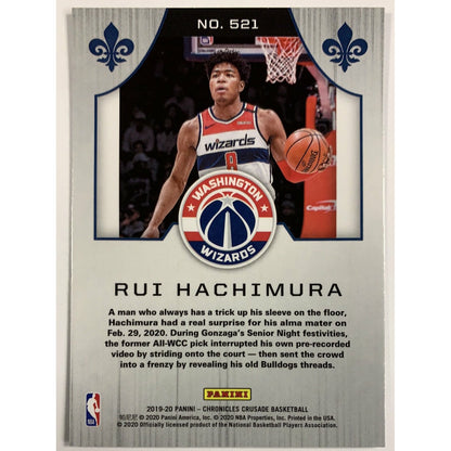 2019-20 Chronicles Crusade Rui Hachimura Rookie Card-Local Legends Cards & Collectibles
