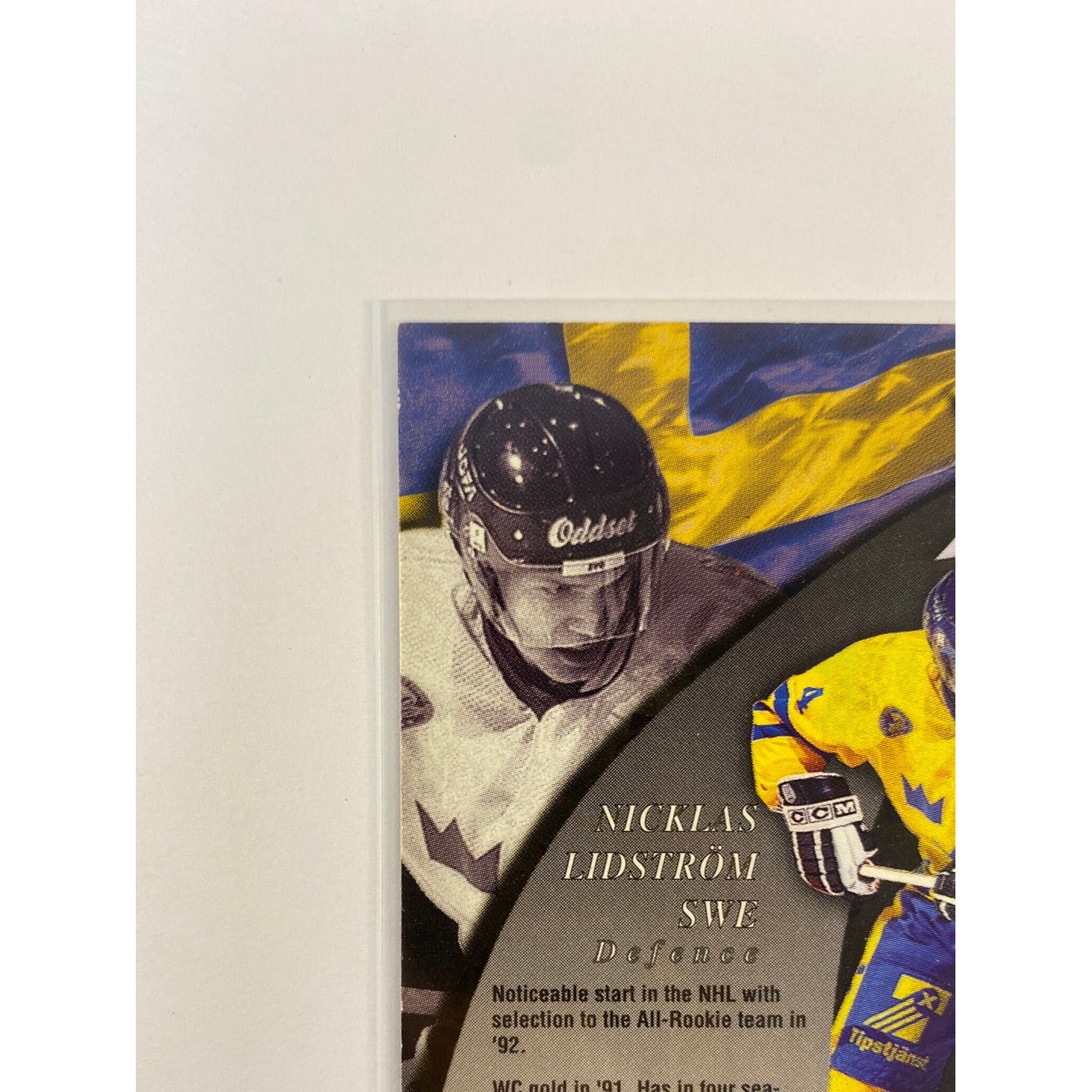 1996 Wein Semic Collections Nicklas Lidstrom The Mighty Viking Nordic Stars SSP