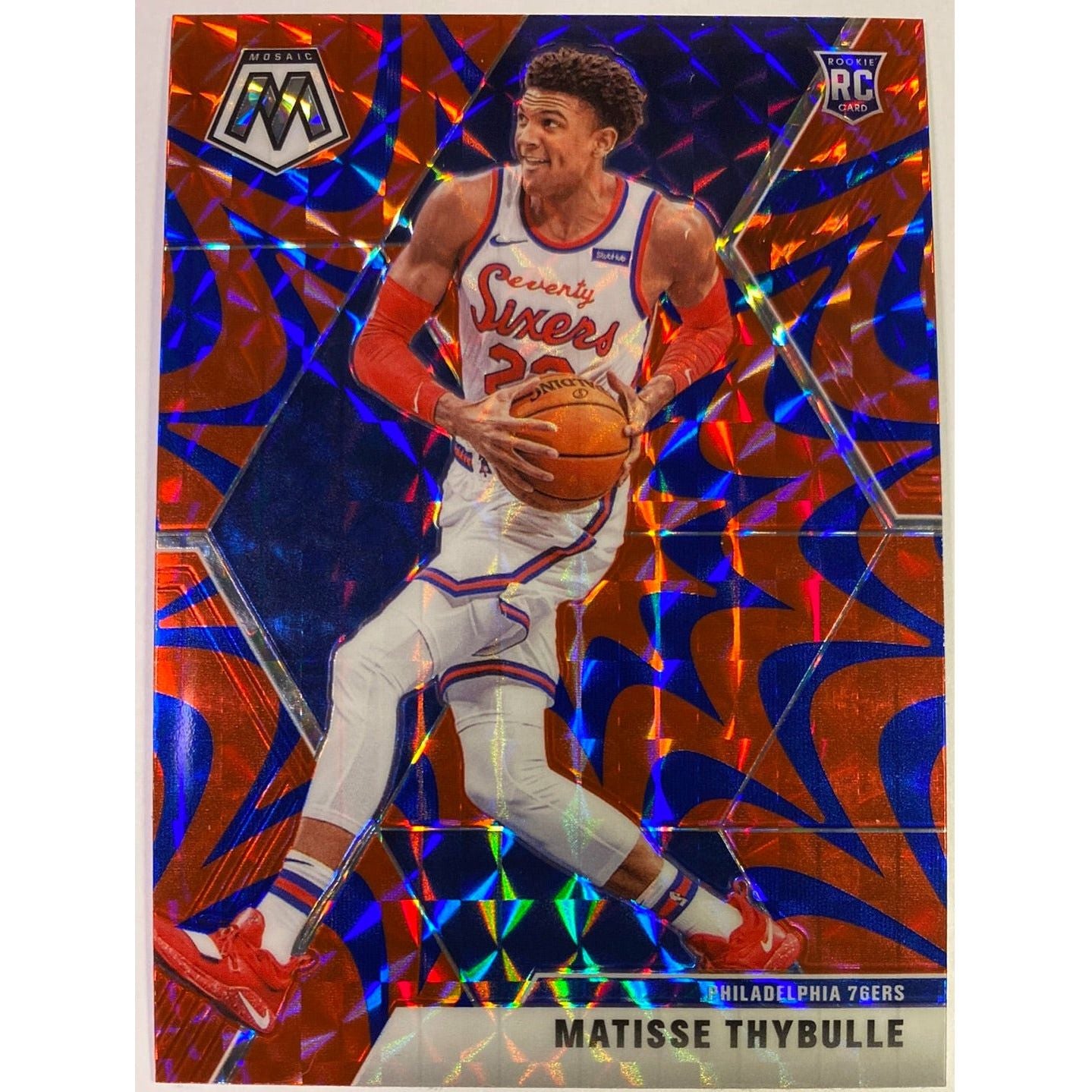  2019-20 Mosaic Matisse Thybulle Blue Reactive Prizm RC  Local Legends Cards & Collectibles
