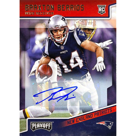 2018 Playoff Braxton Berrios Rookie Auto