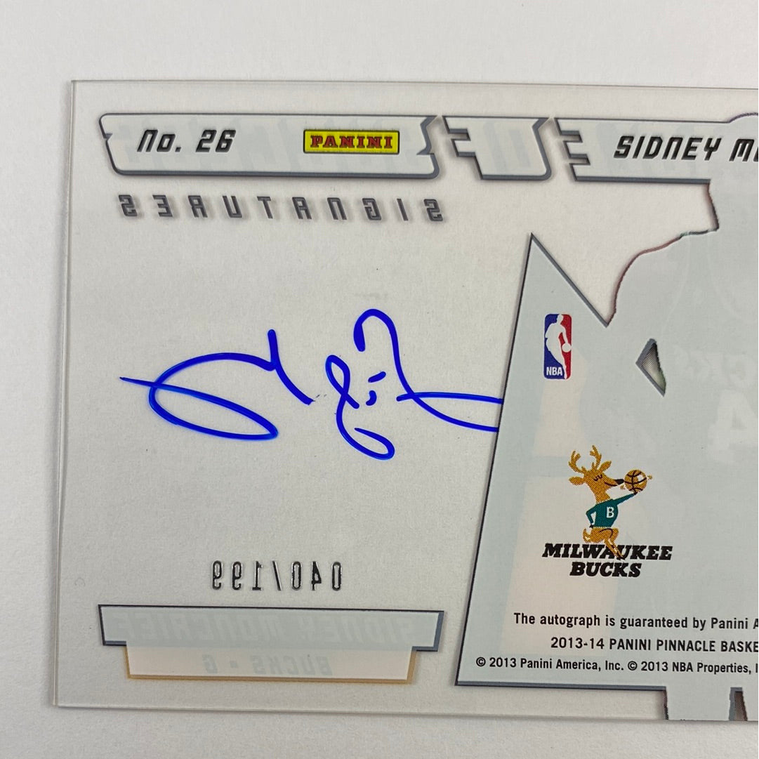 2013-14 Pinnacle Sidney Moncrief Pinnacle of Success Clear Cut Auto /199