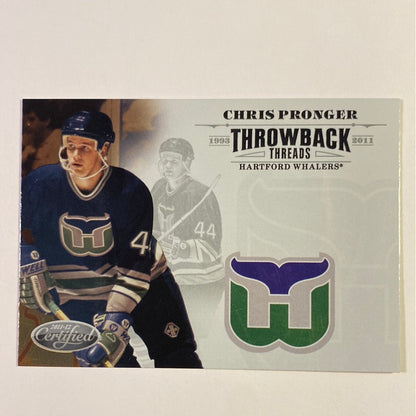  2011-12 Panini Certified Chris Pronger Throwback Threads  Local Legends Cards & Collectibles