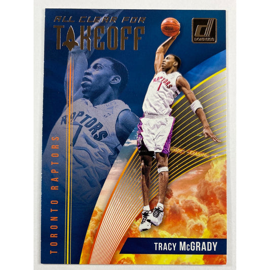 2018-19 Donruss Tracy McGrady All Clear For Takeoff
