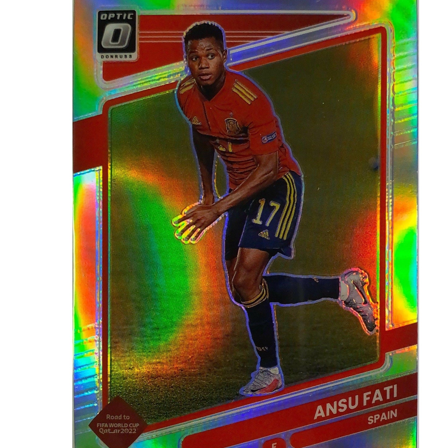 2021-22 Donruss Optic Ansu Fati Silver Prizm