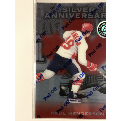  1997-98 Pinnacle Certified Paul Henderson Silver Anniversary  Local Legends Cards & Collectibles