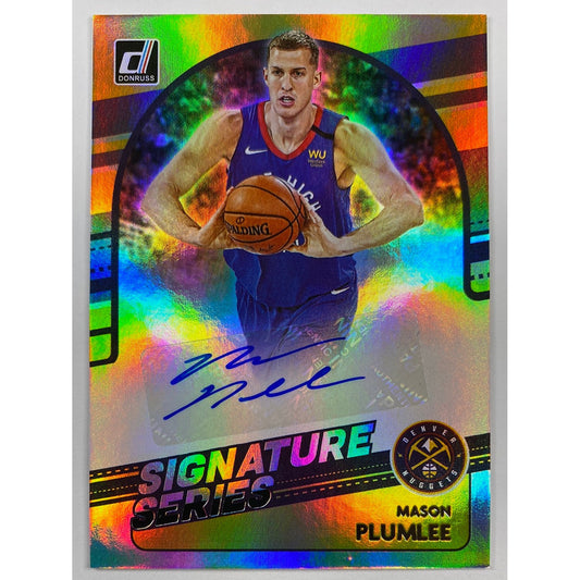 2020-21 Donruss Masón Plumlee Signature Series